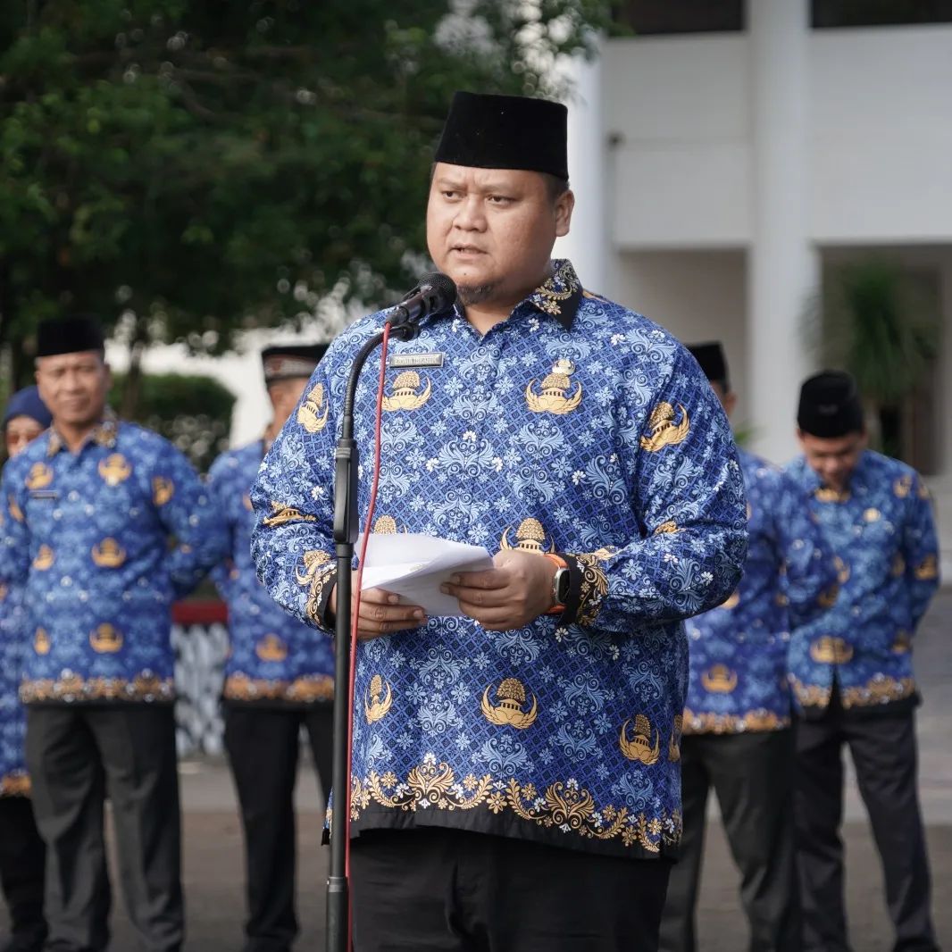 Transformasi Infrastruktur dan Prestasi, Sekda Banyuasin Sampaikan 3 Poin Pesan Askolani dalam Apel Gabungan