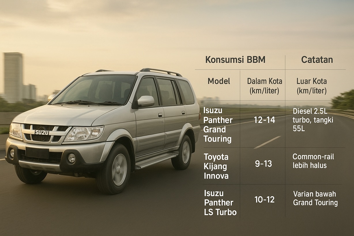 Isuzu Jalan Jauh Jadi Hemat, Ini Alasan Panther Grand Touring Jadi Raja BBM