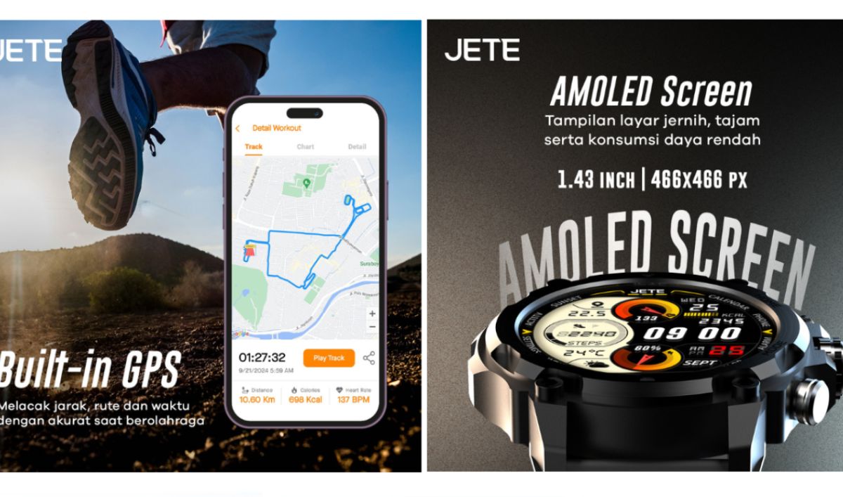 Layar AMOLED yang Terang dan Jernih di Bawah Sinar Matahari: Kelebihan Jete Volt untuk Aktivitas Outdoor!