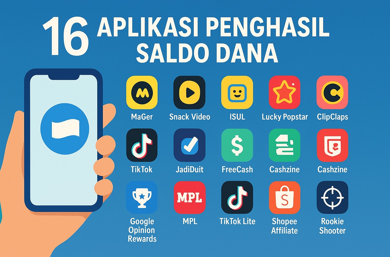 Aplikasi Penghasil Saldo DANA yang Bisa Dicoba Malam Ini 3 November 2025