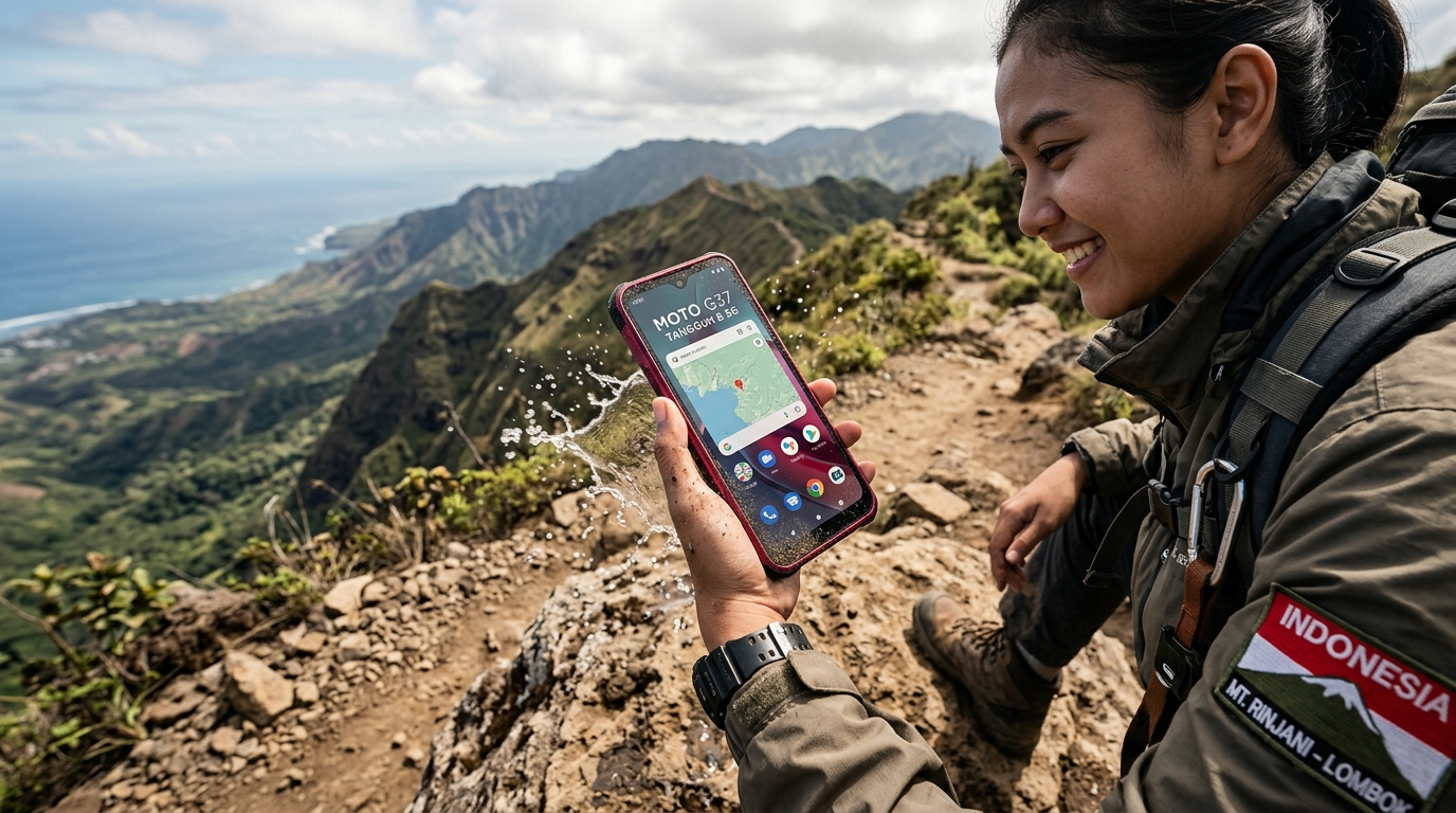 Motorola Moto G37 Resmi Mengudara: Bawa Standar Militer dan Konektivitas 5G di Kelas Menengah