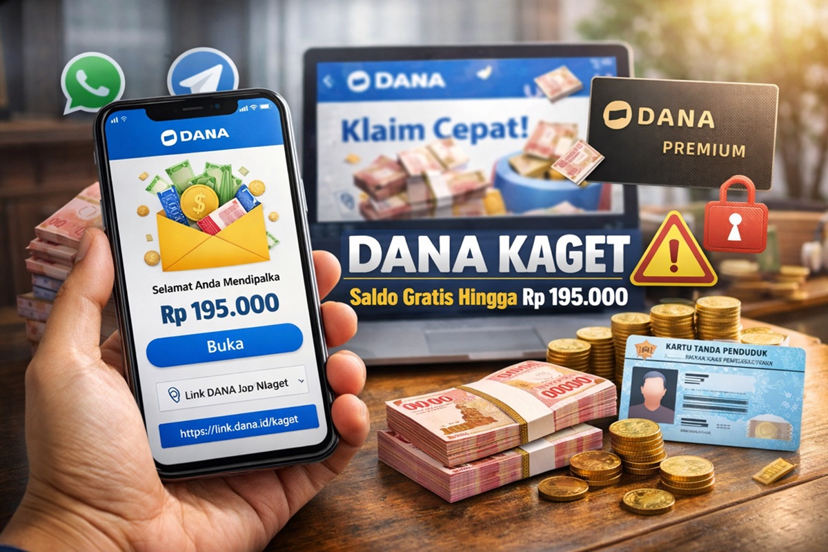 Link DANA Kaget Raih Perhatian, Klaim Saldo Gratis Hingga Rp195.000 pada 21 Januari 2026
