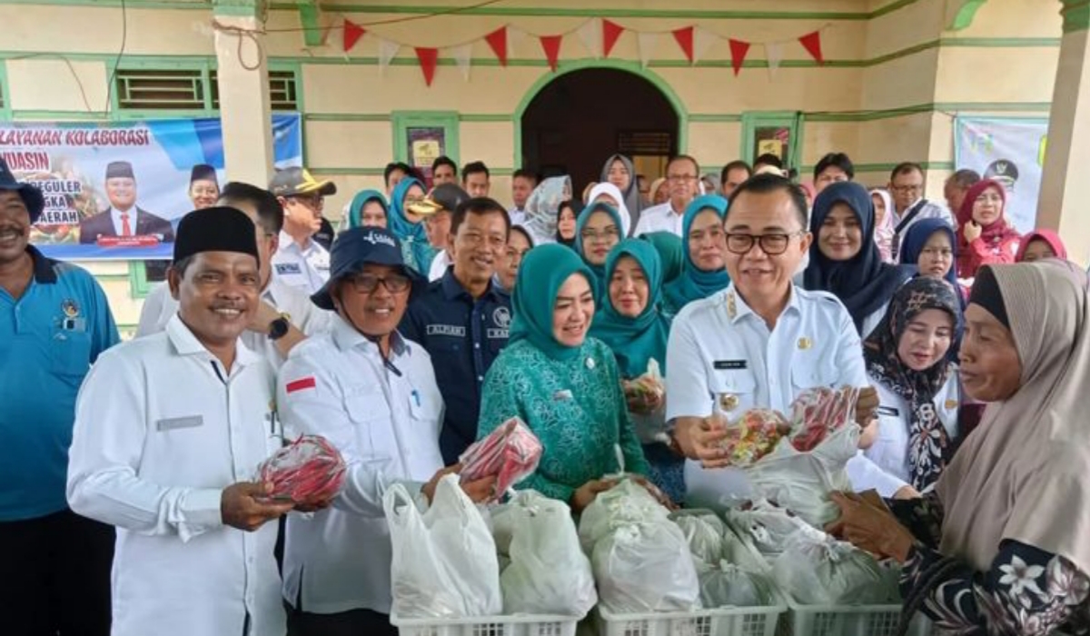 Kolaborasi Pasar Murah dan Pelayanan Cepat di Banyuasin I, Kinerja Hani S. Rustam Bermanfaat bagi Masyarakat