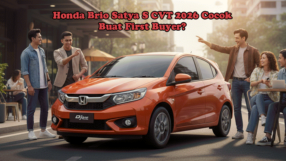 Mobil Anak Muda Rp183 Jutaan! Honda Brio Satya S CVT 2026 Layak Jadi Pilihan?