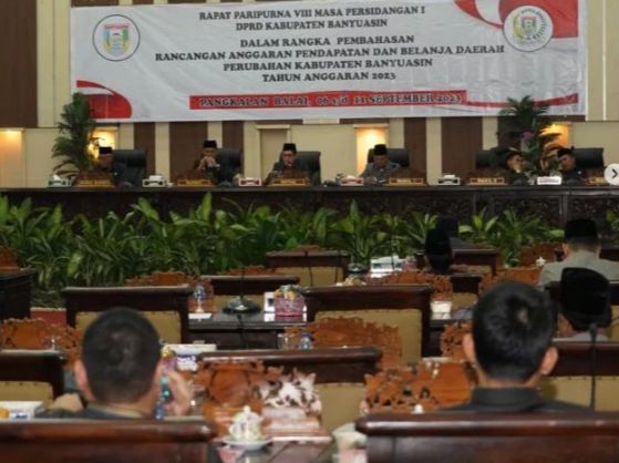 Rapat Paripurna DPRD Banyuasin Bahas Rancangan APBD 2023