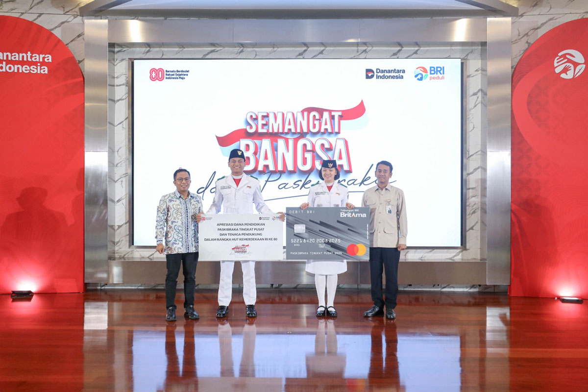 BRI Apresiasi Paskibraka dan Pendukungnya 15 Tahun Berturut-Turut