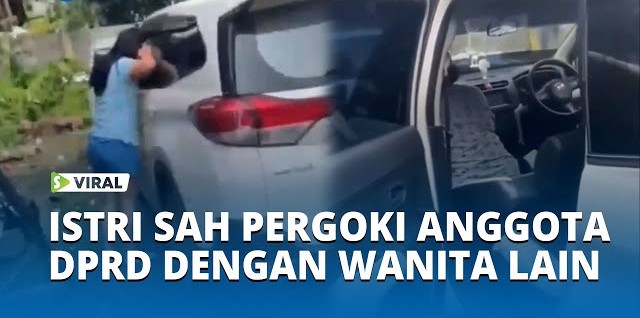 VIDEO Viral: Istri Sah Mengungkap Suami Berduaan dengan Wanita Lain di dalam Mobil
