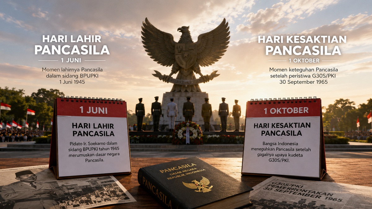 Memahami Perbedaan Hari Lahir Pancasila dan Hari Kesaktian Pancasila