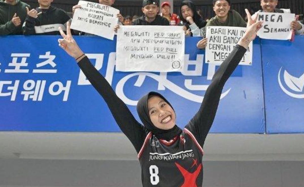 Dukungan Fans Indonesia untuk Megawati di Liga Voli Korea Semakin Menggema!