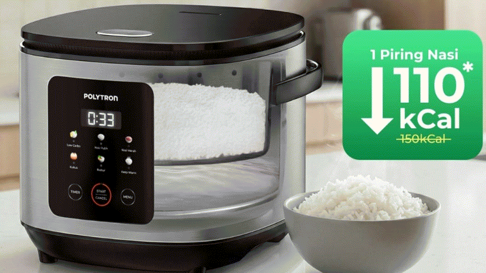 Polytron Luncurkan Rice Cooker Low Carbo: Solusi Praktis Makan Nasi Lebih Sehat Tanpa Ribet