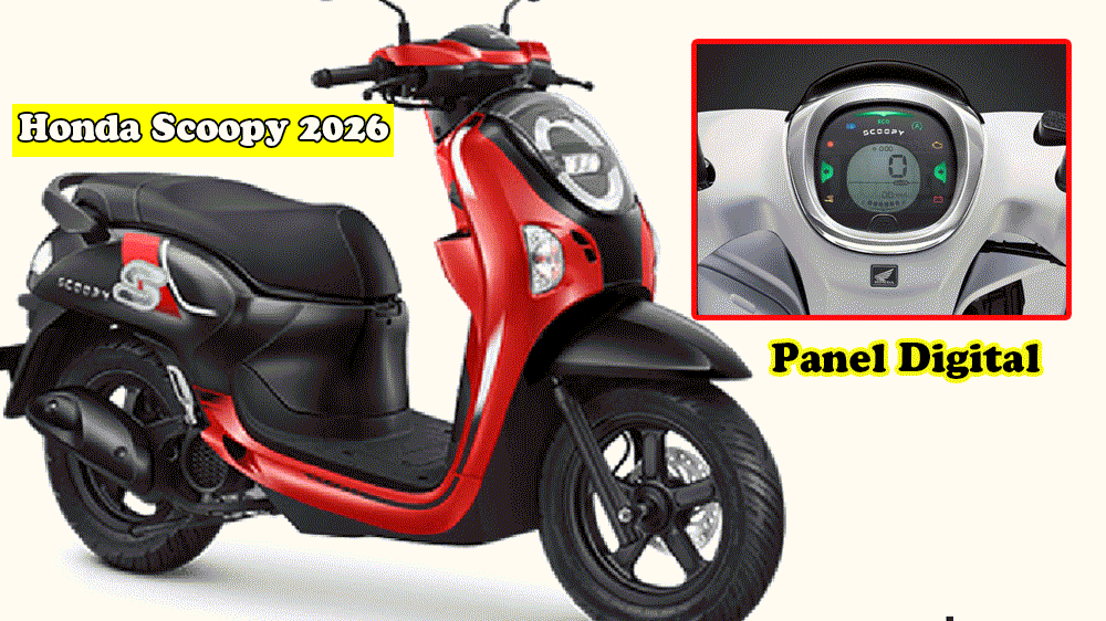 Naik Kelas! Honda Scoopy 2026 Kini Pakai Smart Key & Panel Digital,Retro Premium yang Bikin Iri Wong Palembang