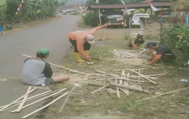 Desa Muaradua Kisam siap ikuti Lomba Gapura meriahkan HUT RI ke-78