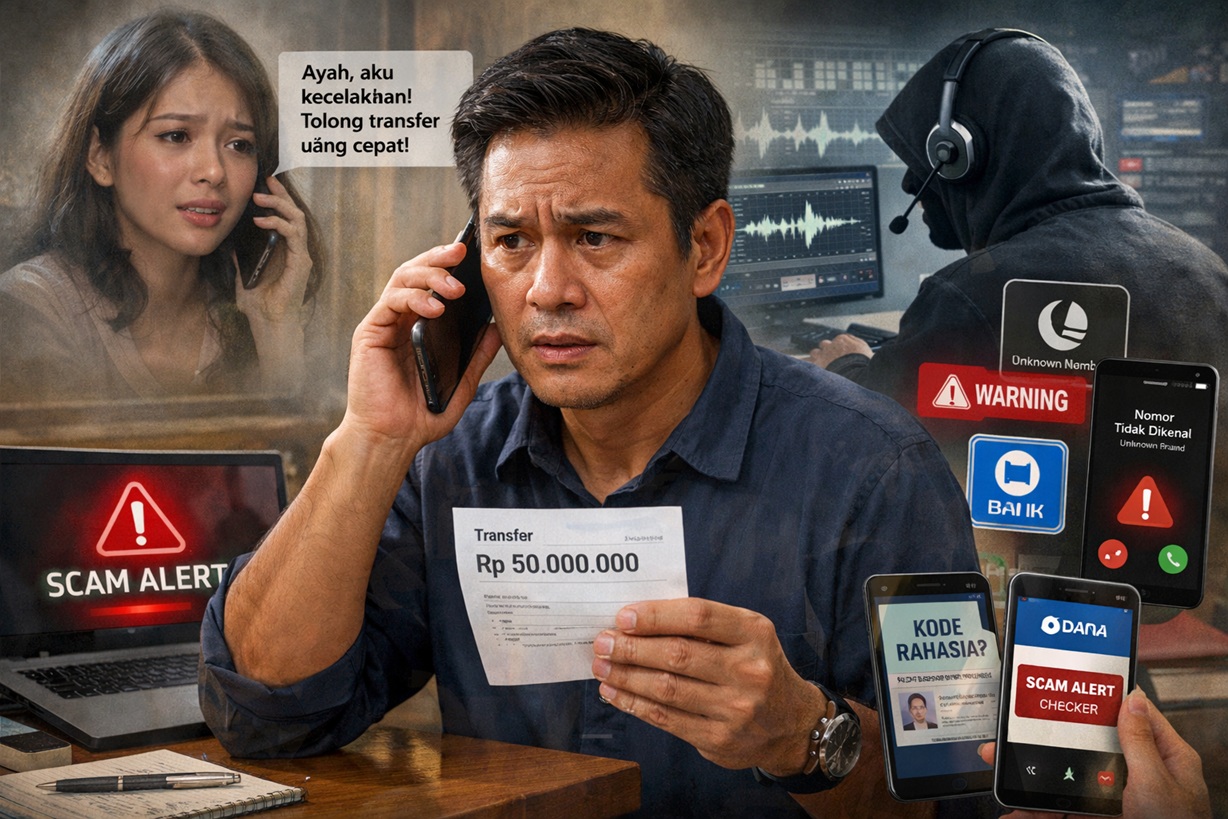 Kloning Suara AI Mengganas di Indonesia: Begini Cara Penipu Menipu Lewat Telepon