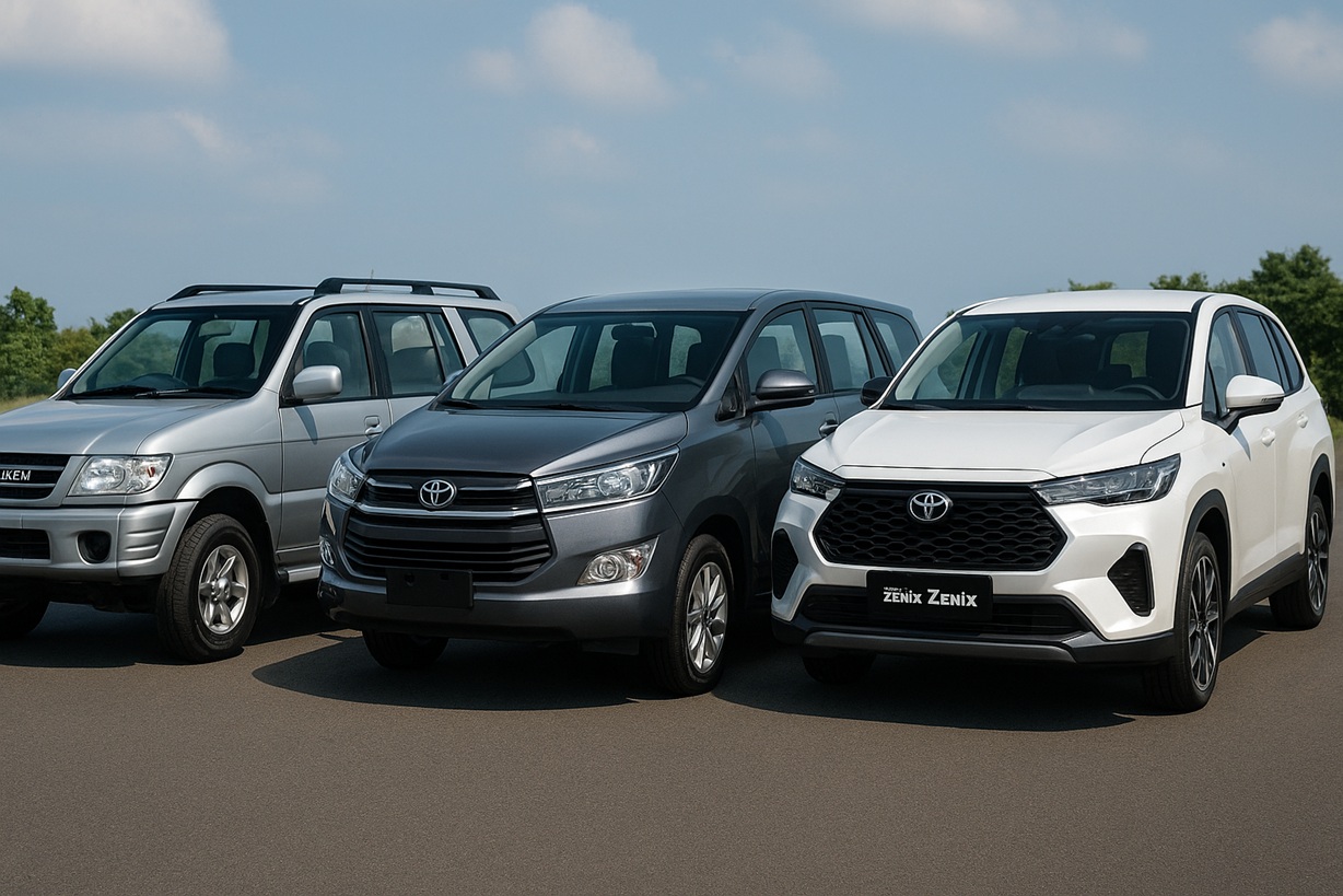 Perbandingan MPV Legendaris Irit BBM 2025: Isuzu Panther, Innova Reborn, dan Zenix Hybrid