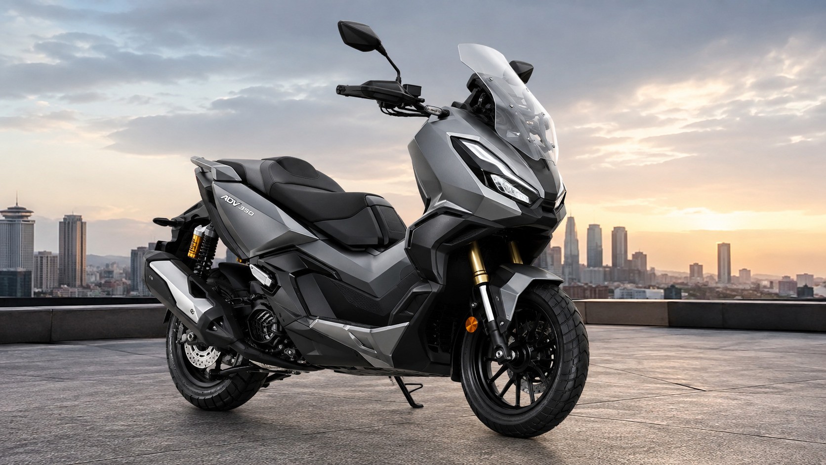 Honda ADV 350 2026 Naik Kelas dengan TFT 5 Inci dan Honda RoadSync