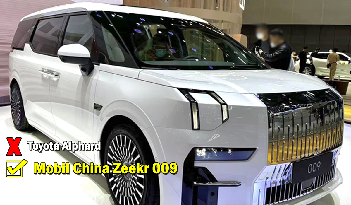 Bukan Toyota Alphard! ini Mobil China Terkuat Zeekr 009, Viral di TikTok Ditimpa Truk Molen Cuma Lecet aja !