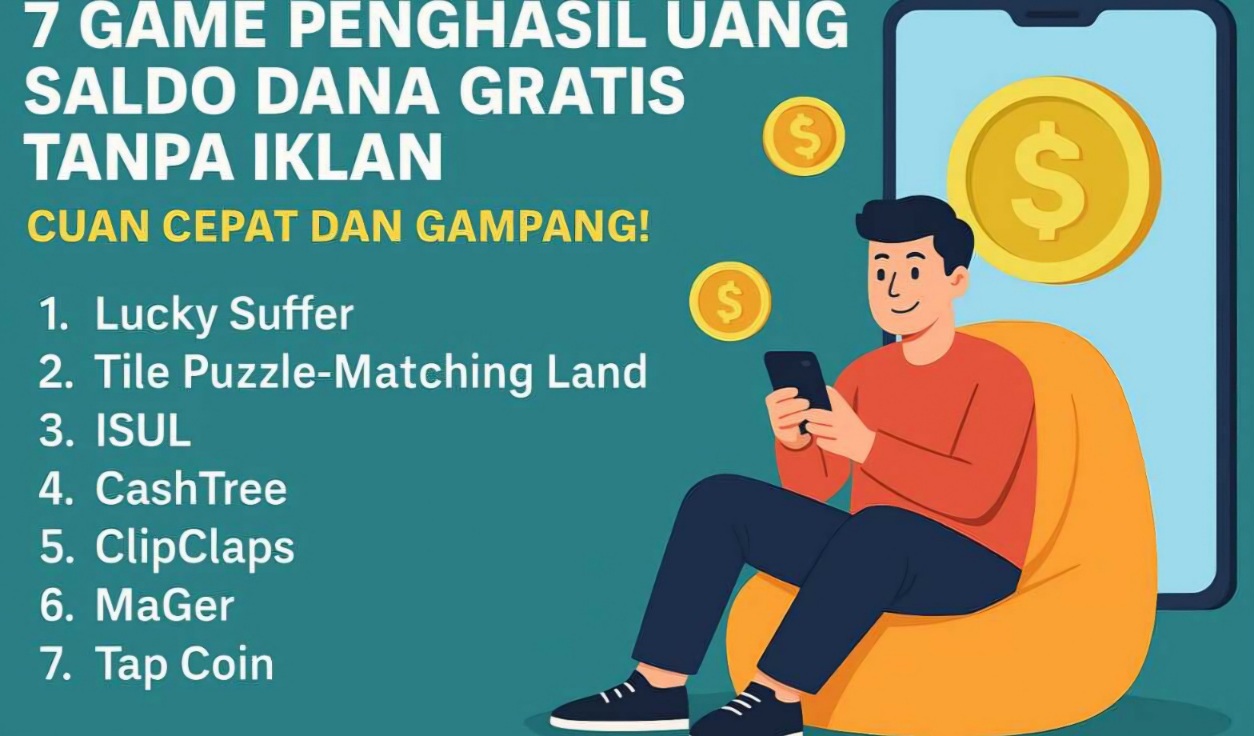 7 Game Penghasil Uang dan Saldo DANA Gratis Update Siang Ini, 5 Desember 2025