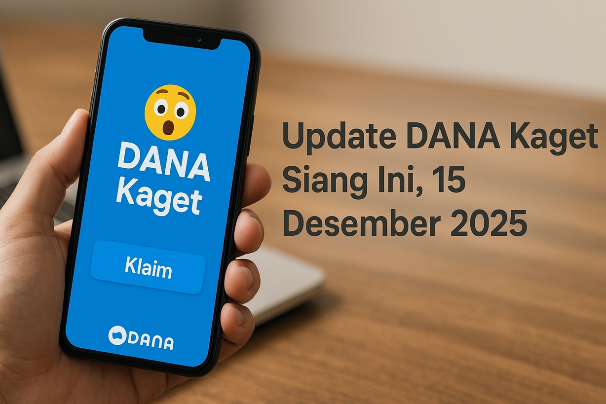 Update DANA Kaget Siang Ini, 15 Desember 2025, Klaim Segera dengan Aman