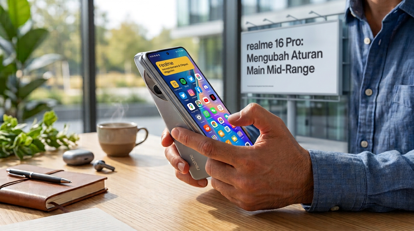 Realme 16 Pro Resmi Meluncur: Bawa Inovasi Kamera Flagship dan Performa Kencang