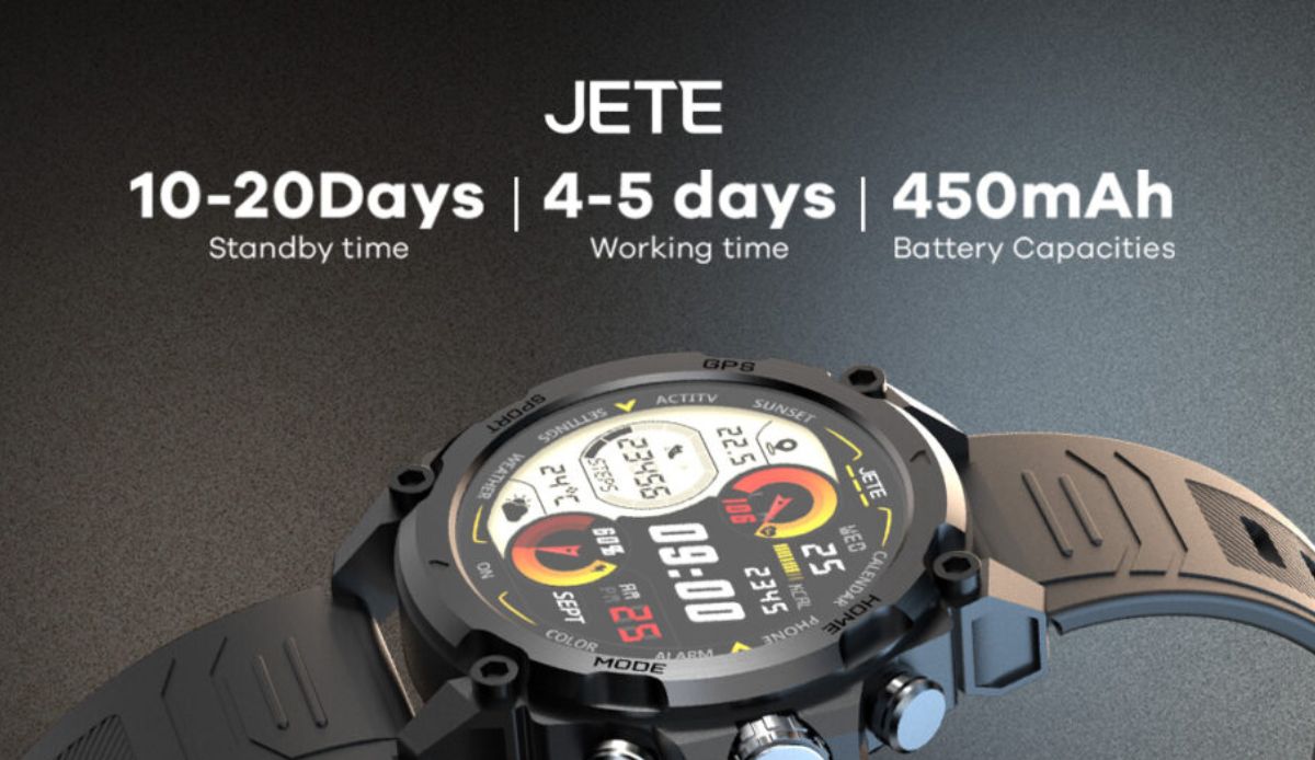 Daya Tahan Baterai yang Luar Biasa: Jete Volt, Smartwatch dengan Ketahanan Terbaik!