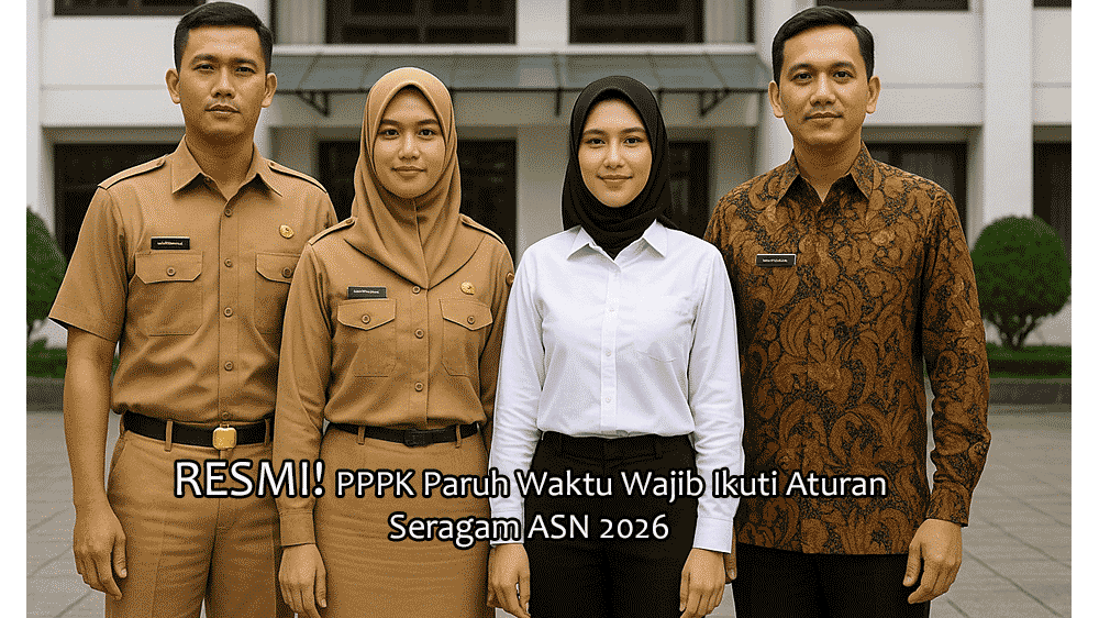 RESMI! PPPK Paruh Waktu Wajib Ikuti Aturan Seragam ASN 2026, Sama dengan PNS dan PPPK Penuh Waktu