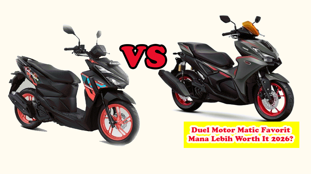 Vario 125 CBS vs Yamaha Aerox: Duel Motor Matic Favorit, Mana Lebih Worth It 2026?