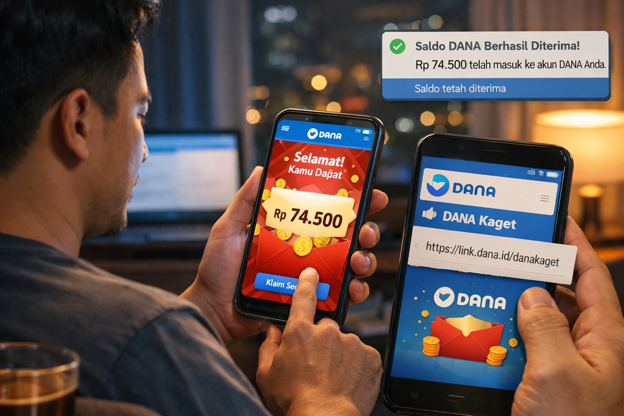 Link DANA Kaget Ramai Diburu Malam Ini, Saldo Gratis hingga Rp75 Ribu Ludes dalam Hitungan Menit
