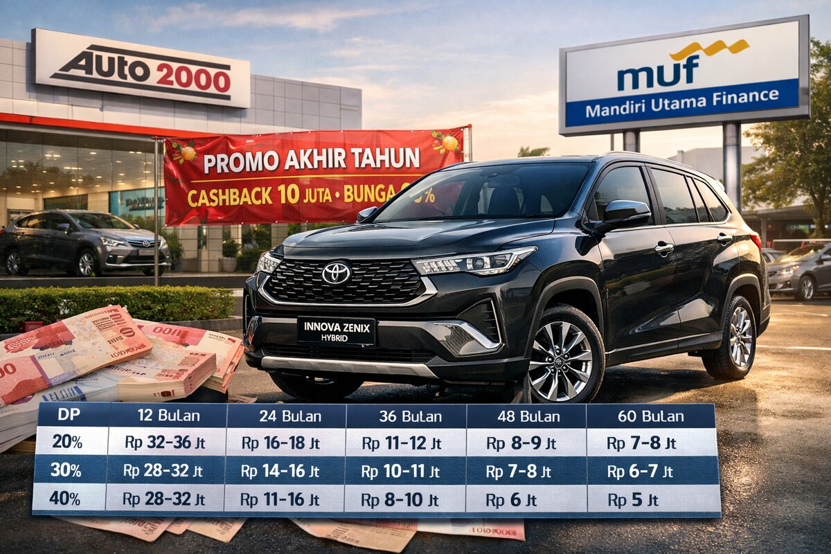 Toyota Kijang Innova Zenix Hybrid: Skema Kredit Akhir 2025 Kian Menarik, Cicilan Mulai Rp 6 Jutaan