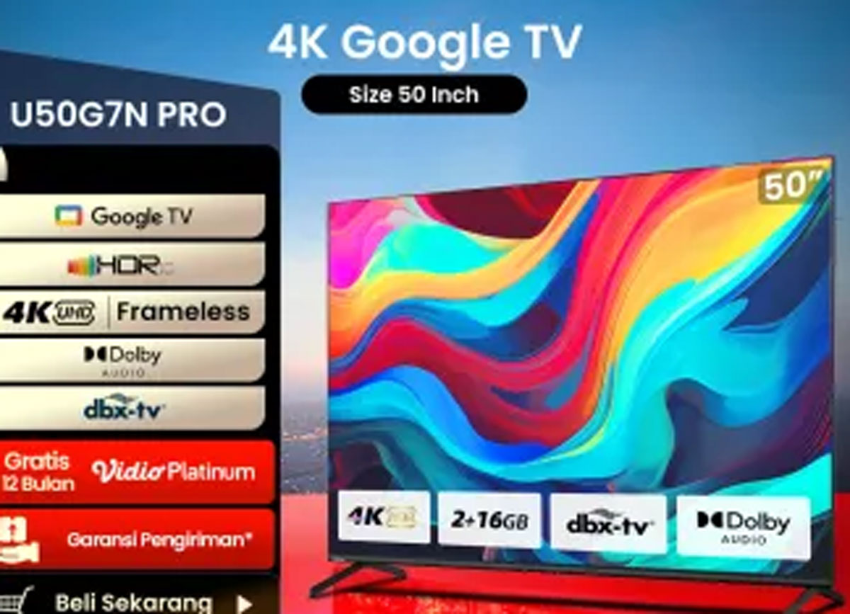 Android TV di Changhong U50H7, Hiburan Tanpa Batas di Ujung Jari