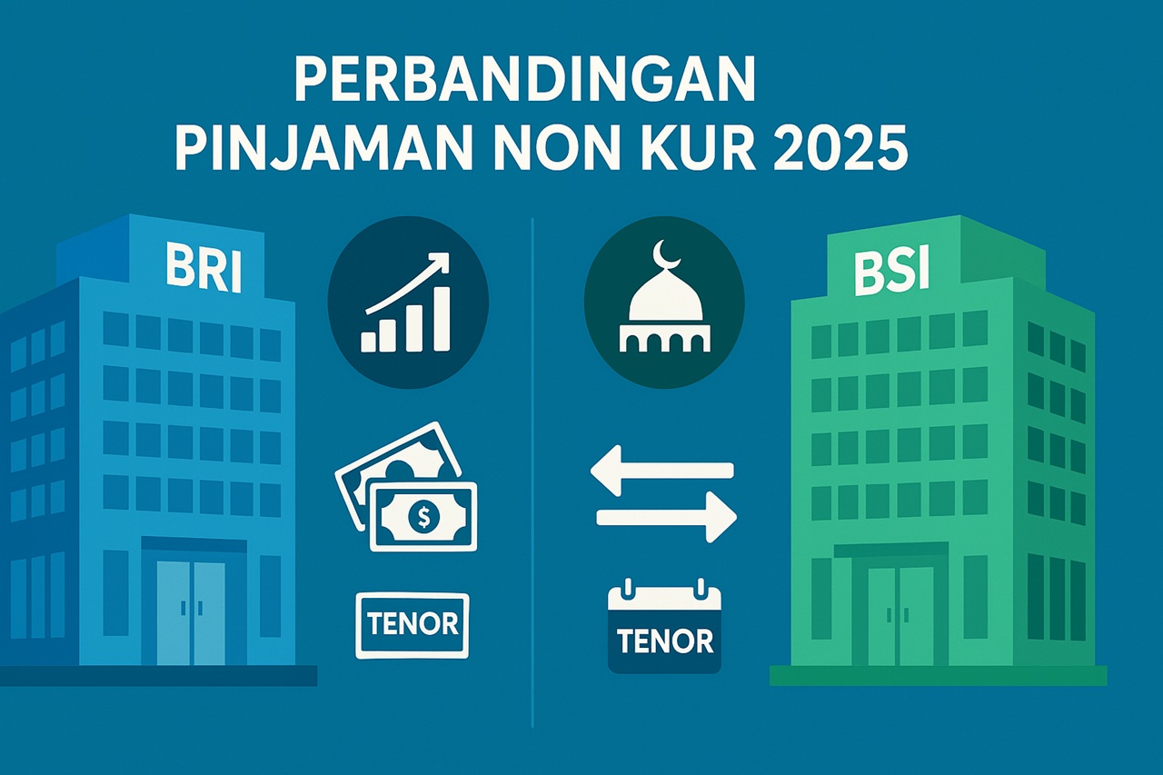 Perbandingan Pinjaman Non KUR BRI dan BSI Tahun 2025: Mana yang Lebih Menguntungkan?