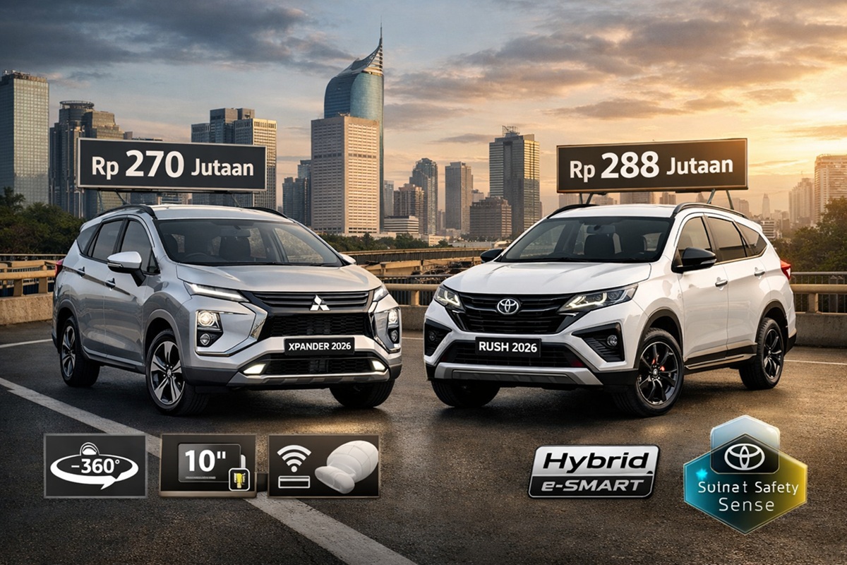 Beli Mobil Baru 2026? Cek Dulu Duel Harga Xpander vs Rush Ini