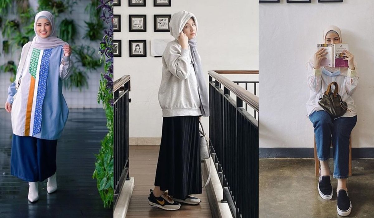 Hijab Abu-Abu dan Gamis Ungu ala Natasha Rizky: Inspirasi OOTD Syar'i yang Manis dan Elegan!