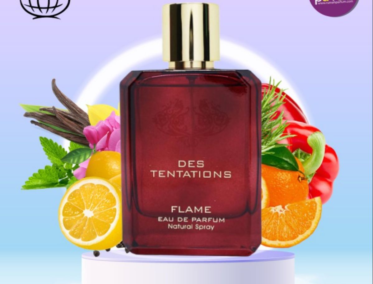 Parfum Fragrance World Des Tentations Flame Man: Inilah Aroma Woody Spicy yang Memikat untuk Pria Modern!