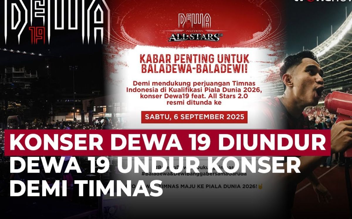 Konser Dewa 19 Featuring All Stars 2.0 Ditunda hingga 6 September 2025: Alasan di Balik Keputusan Ahmad Dhani