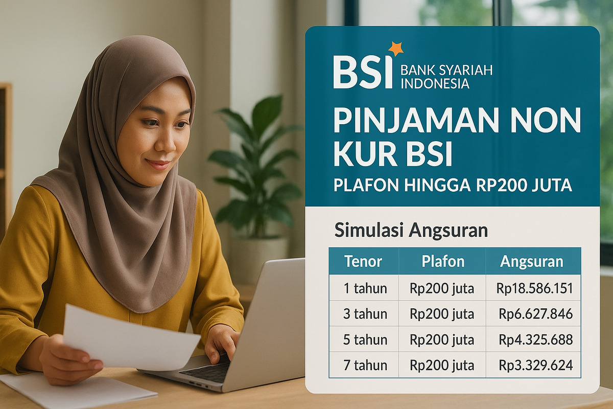 BSI Tawarkan Pinjaman Non KUR hingga Rp200 Juta: Modal Halal untuk UMKM di 2025