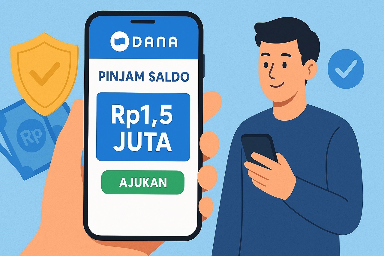 Tak Perlu ke Bank! Pinjaman Rp1,5 Juta Bisa Cair Lewat Aplikasi DANA Hari Ini, Simak Caranya