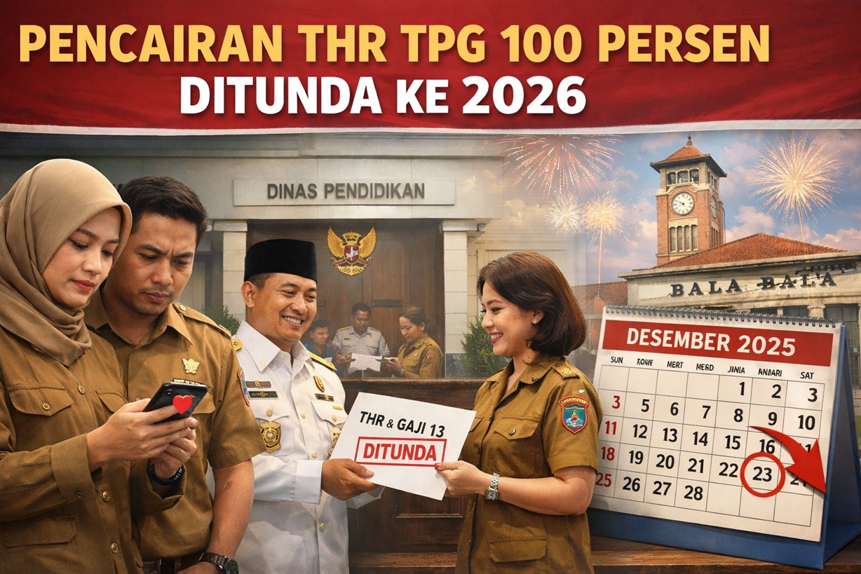 Sejumlah Daerah Tunda THR TPG 100 Persen ke 2026, Ini Jadwal Terbaru Pencairannya