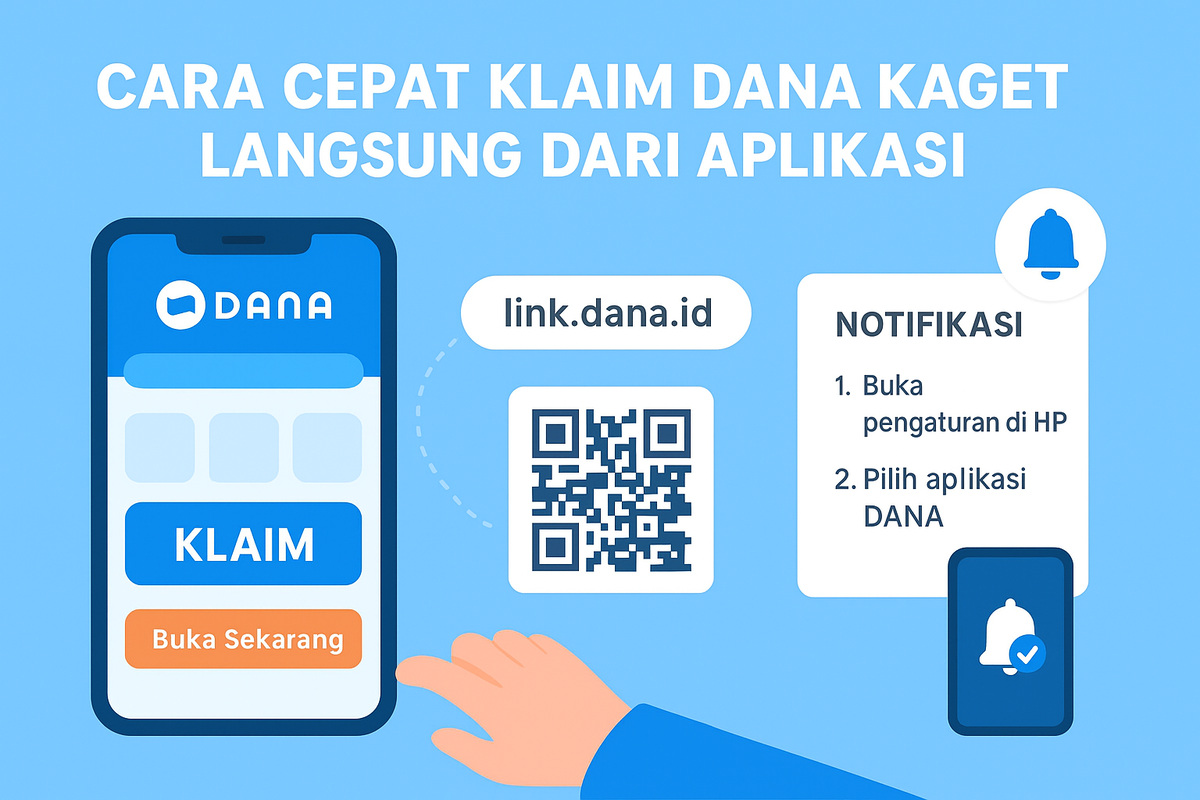 Langkah Cepat Klaim DANA Kaget Langsung dari Aplikasi
