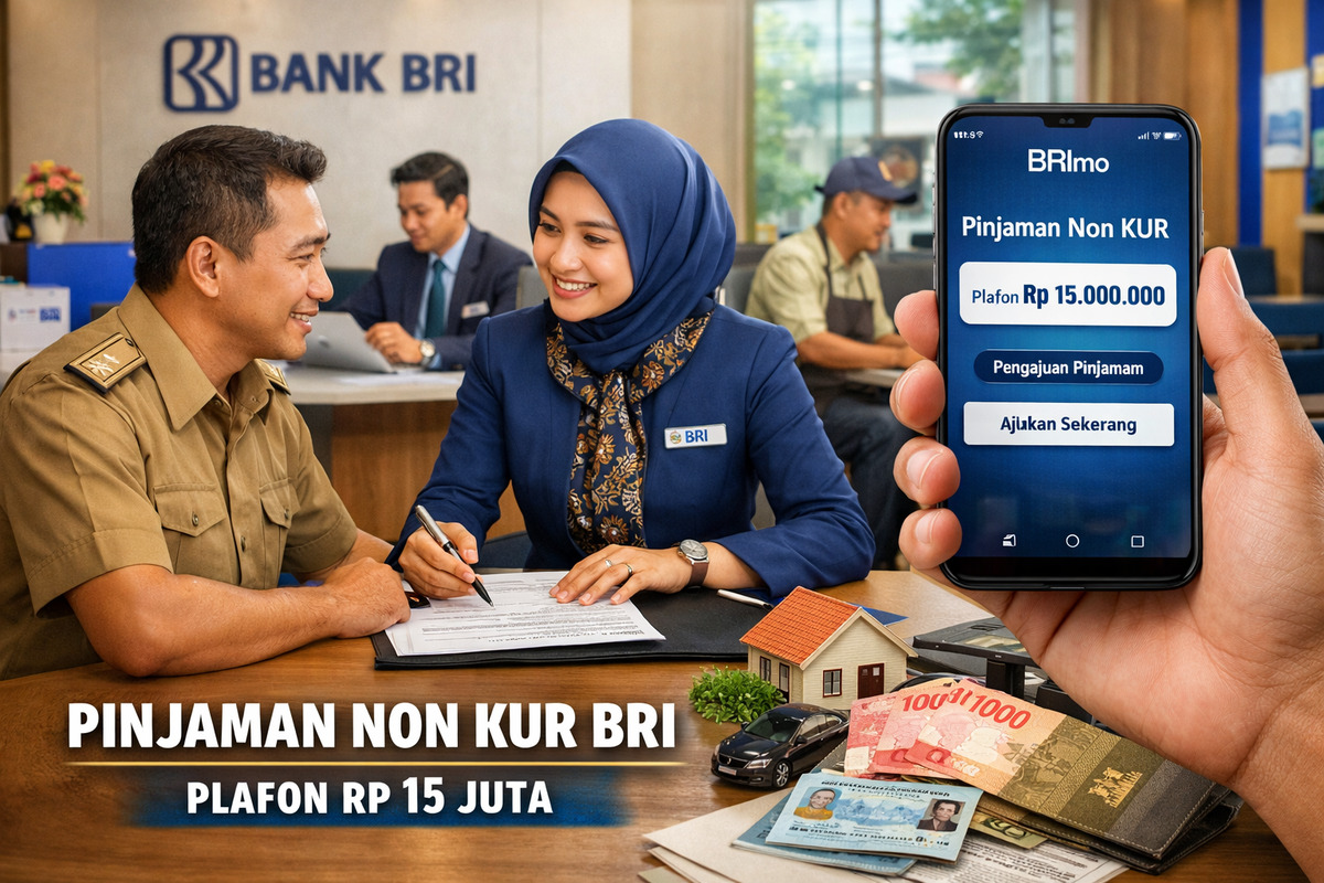 Pinjaman Non KUR BRI Rp15 Juta, Opsi Kredit Fleksibel di Luar Skema Subsidi