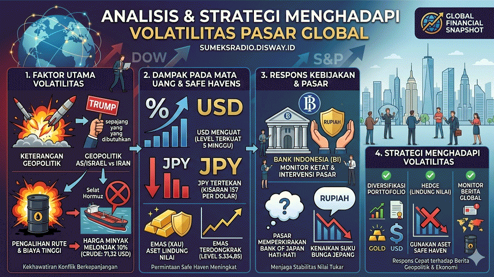 USD Sentuh Level Terkuat 5 Minggu, Minyak Lonjak 10% Imbas Konflik Timur Tengah