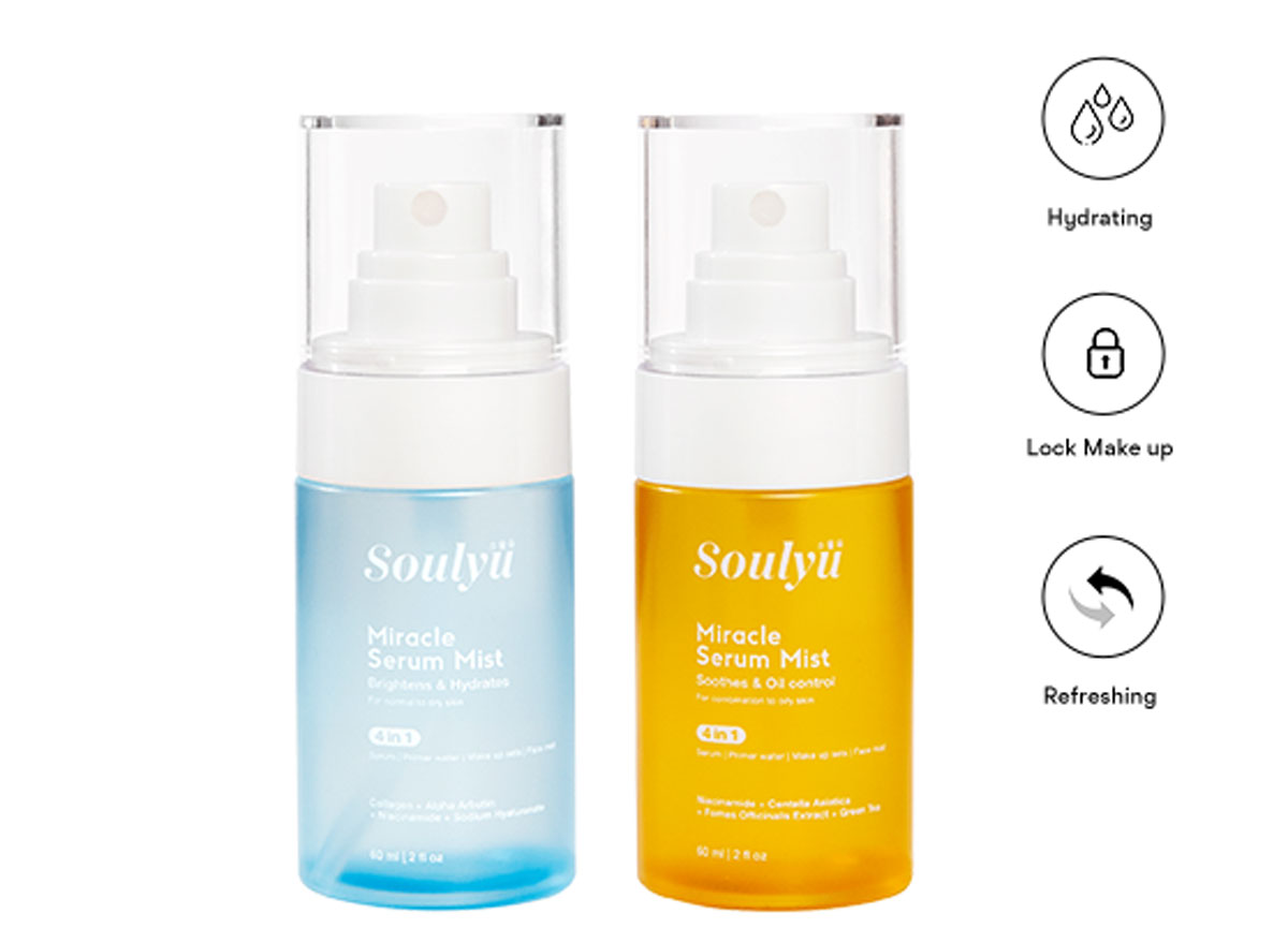 Soulyu Miracle Serum Mist: Inovasi Multifungsi untuk Kulit Cantik dan Sehat Sepanjang Hari