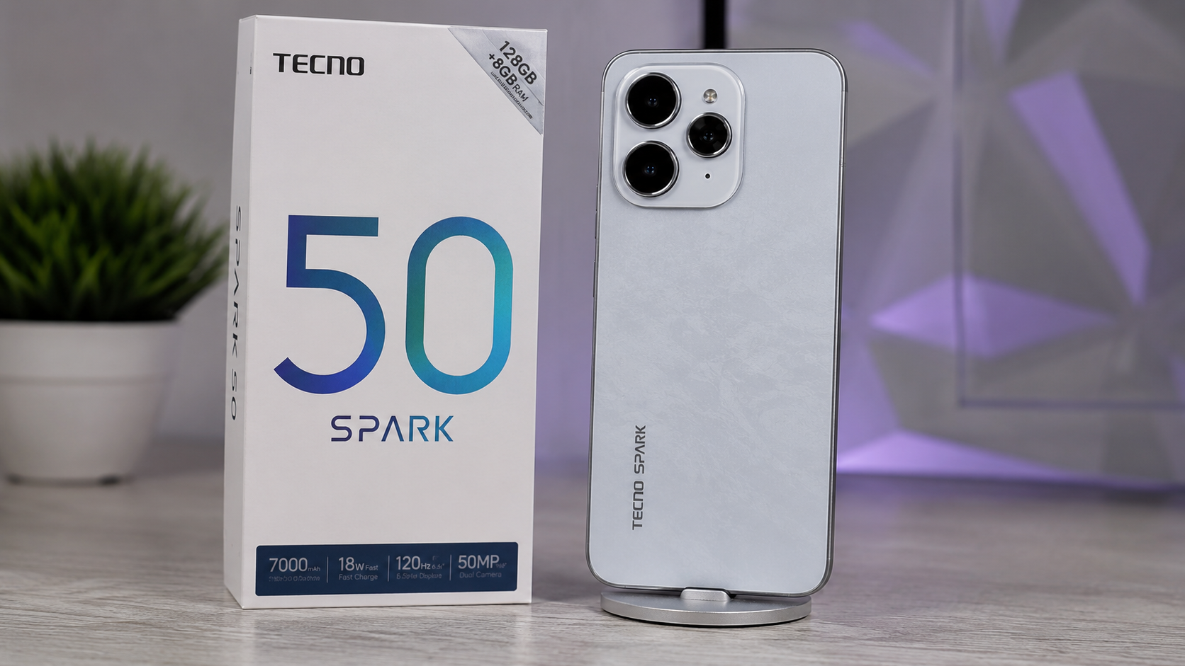 Kenali TECNO SPARK 50, Smartphone 7.000 mAh untuk Aktivitas Harian