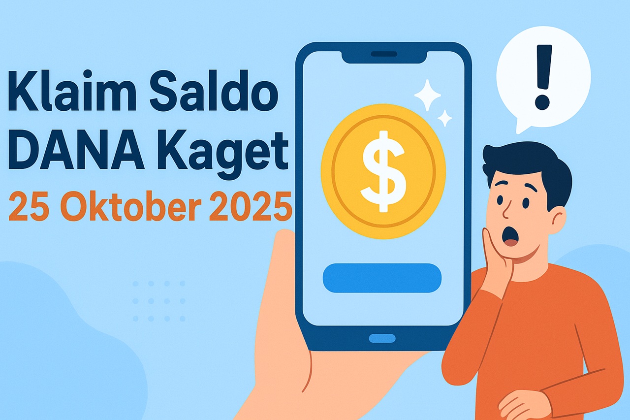 Klaim Saldo DANA Kaget 25 Oktober 2025: Peluang Dapat Uang Gratis hingga Ratusan Ribu, Tapi Hati-Hati Penipuan