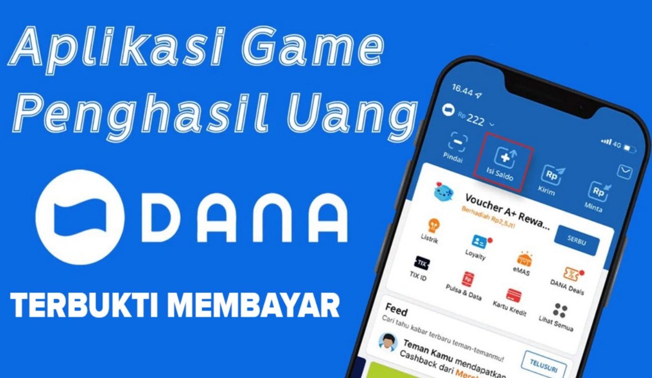 Main HP Dapat Uang? Ini Daftar Game Penghasil Saldo DANA Paling Legit Kamis 27 November 2025