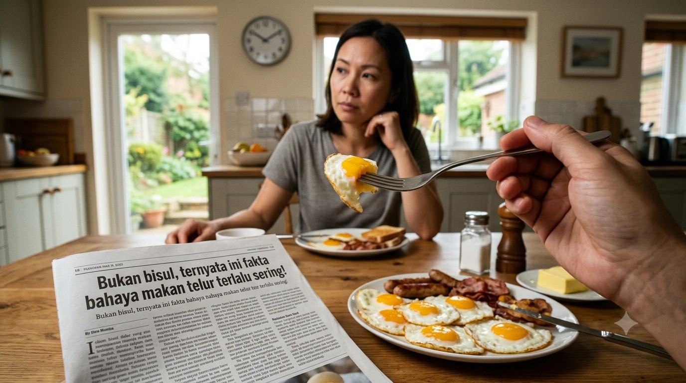 Bukan Bisul, Ini Fakta Mengerikan Jika Anda Makan Telur Setiap Hari!