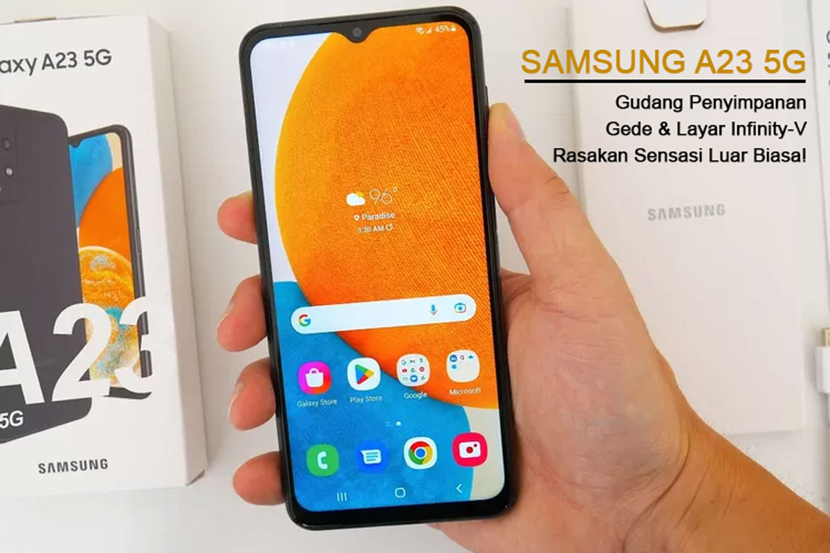 Samsung A23 5G: Gudang Penyimpanan Gede & Layar Infinity-V, Rasakan Sensasi Luar Biasa! Cek Detailnya di Sini!