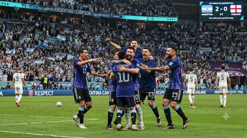 Dua Gol Telat Bungkam Inggris, Argentina Melaju ke Final Piala Dunia