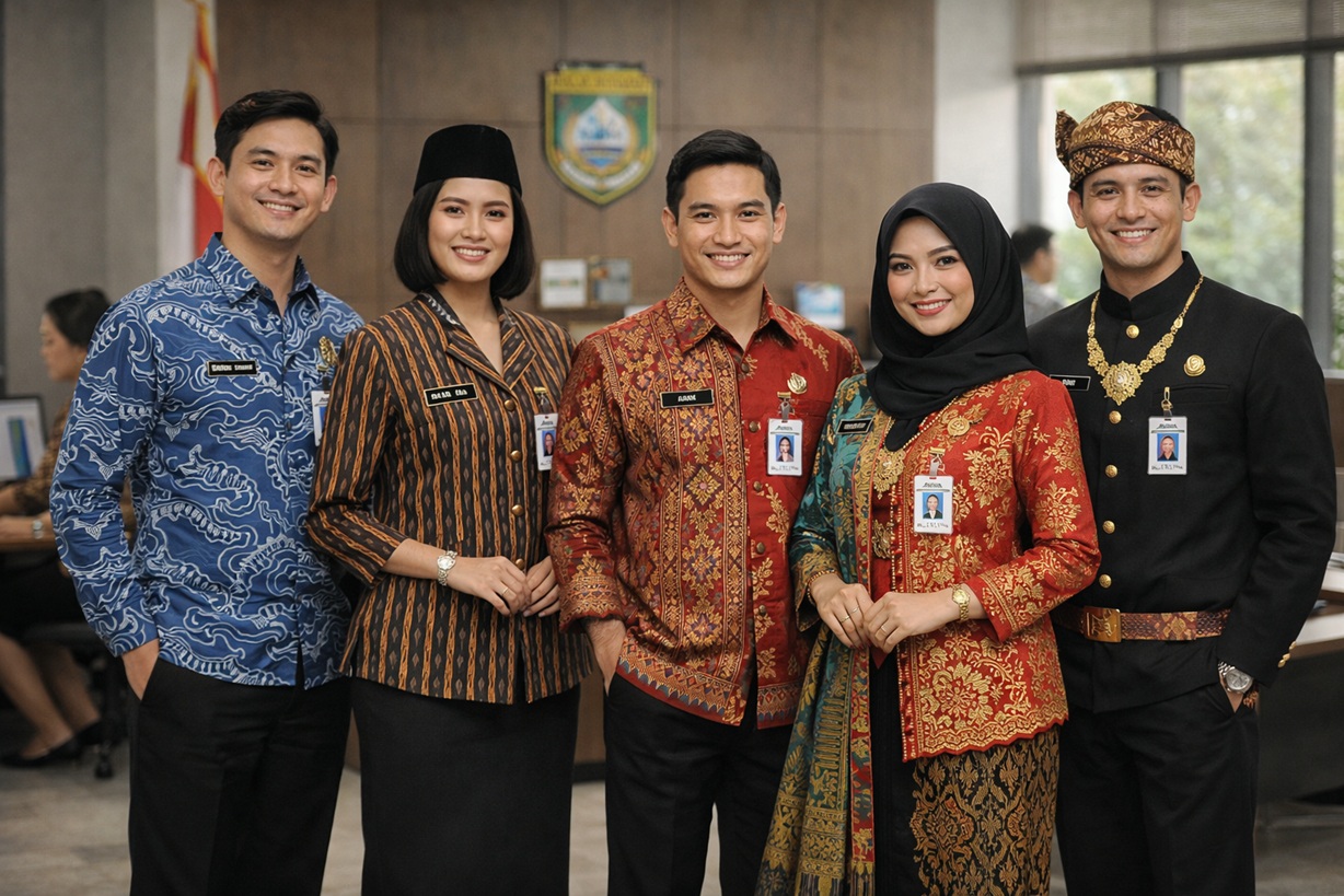 Contoh Seragam Khas Daerah 2026 Wajib Bagi PNS, PPPK, dan Paruh Waktu di Hari Kamis Jumat