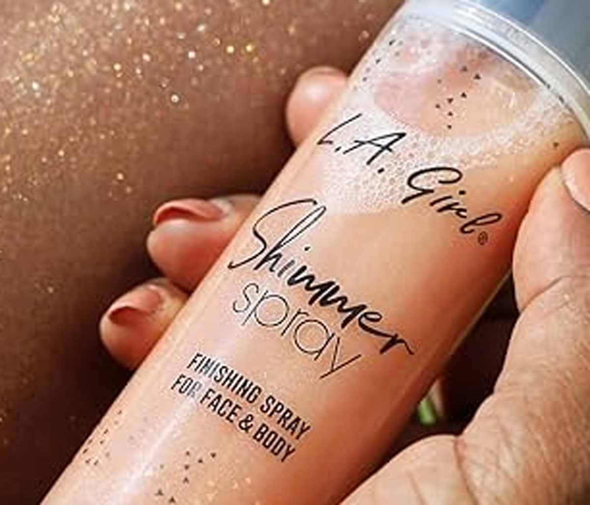 LA Girl Shimmer Spray Rose Gold: Rahasia Makeup Tahan Lama dengan Efek Glowy