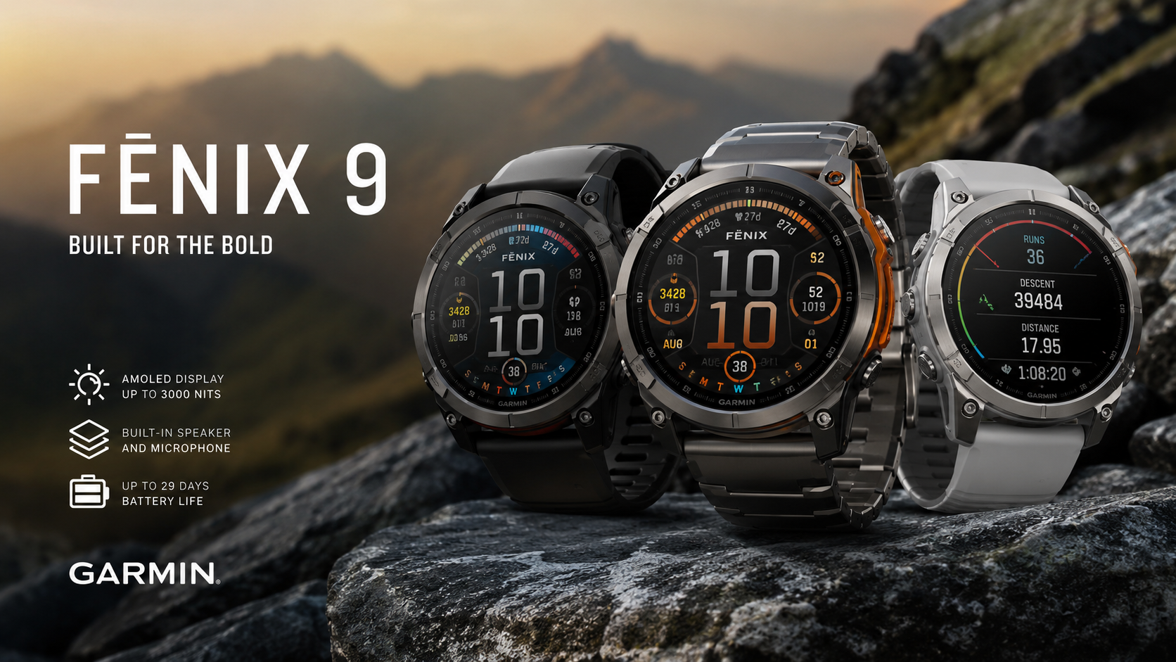 Garmin Fenix 9 Resmi Meluncur, Layar AMOLED 3.000 Nits dan Penyimpanan 64 GB